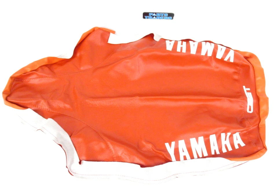 NOS Vintage Ceet Racing Seat Cover Yamaha YZ125/Y490 1985 Red Vinyl - Image 1 of 3