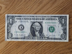 2013 $1 "STAR NOTE" BOSTON DISTRICT A00005055* LOW SERIAL # - Picture 1 of 5