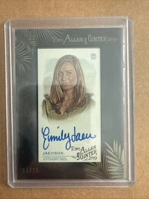 2019 Topps Allen & Ginter - Mini Non-Baseball Autographs Emily Jaenson... - Image 1 of 2