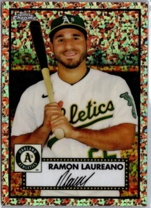 Ramon Laureano 2021 Topps Chrome Rose Gold Mini Diamond #365 Athletics A's /75 - Picture 1 of 2