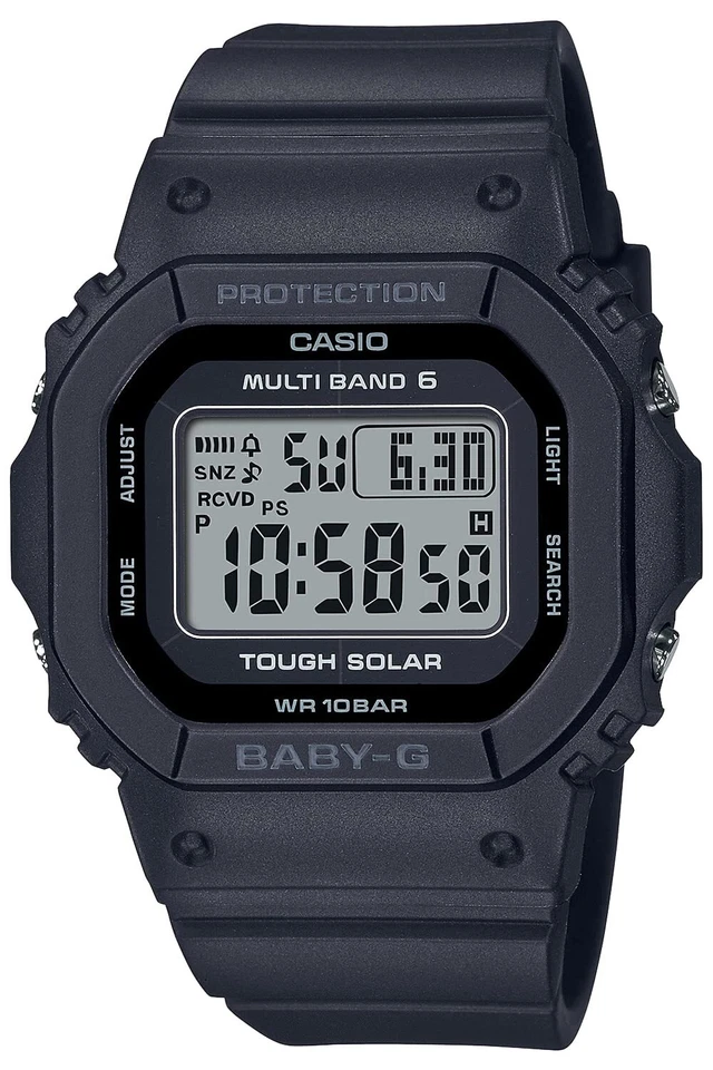CASIO BGD-5650-1JF Black Case 29.2×38.2mm Wrist 17cm Women's Watch #JW-91
