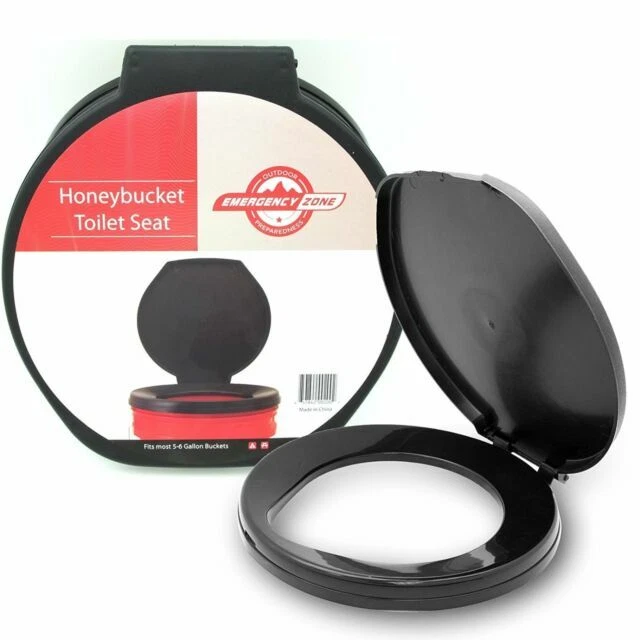 Emergency Zone 5GALLONTOILETSEAT Brand Honey Bucket Emergency Toilet Seat