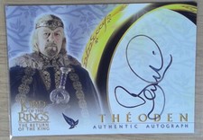 Topps Lord of the Rings Return of the King Auto Bernard Hill/Theoden BLACK Ink