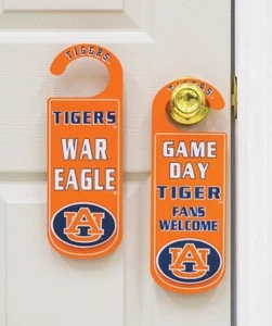 Door Knob Note Hanger Auburn University Game Day Tiger Fans School Spirit - Picture 1 of 3