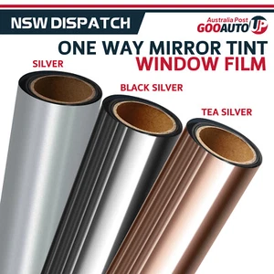 One Way Mirror Tint Home Window Film Heat Control UV Block Reject Keep Bill Down - Picture 1 of 22