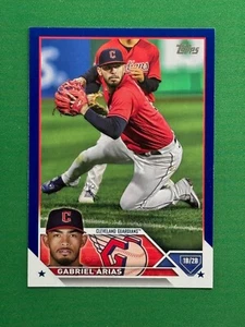 2023 Topps Series 2 Baseball Gabriel Arias #402 Royal Blue - Bild 1 von 2