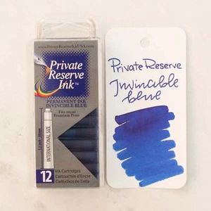 Private Reserve Ink Cartridges - Invincible Blue - Picture 1 of 1