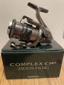 Shimano's Complex CI4+ 2500S F6 HG Spinning Reel big game fishing w/box bag Used - Picture 1 of 8