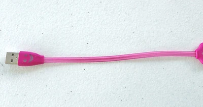  8" LED light charger cable FOR apple iPhone X 8 7 6 4 5 MICRO USB galaxy s6 s7+ - Image 1 of 4