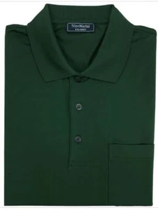 Polo FILO SCOZIA 100% Uomo Nino Marini maglia manica corta Taschino Tinta unita - Imagen 1 de 25