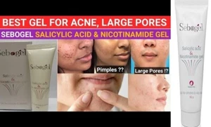 Sebogel Salicylic Acid & Nicotinamide Gel for Pimples and Oily Skin, 30gm - Picture 1 of 6