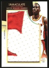 2013-14 Immaculate Collection Team Logos Numbers #9 Kevin Willis /9