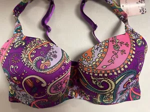 E et D 9995 super comfort Balconette full cup Bra purple - Picture 1 of 5