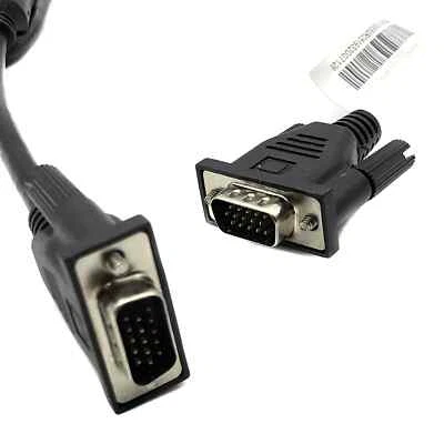 HP 6 ft 15 Pin VGA / SVGA D-Sub Cable, 924318-001,  Male End Connectors -NEW - Image 1 of 4