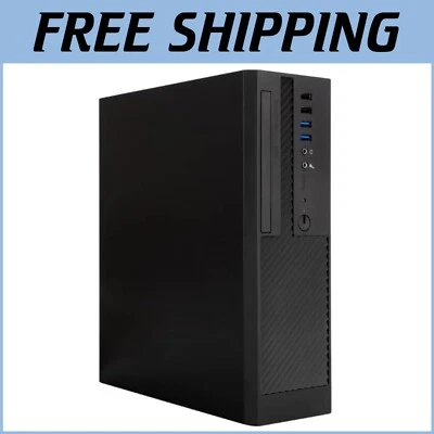 Efficient Micro-ATX Desktop Case - 80mm Fan Coolant, Pre-Installed Power Supply - Image 1 of 4