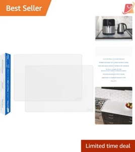 Set of 2 Silicone Mats 25x17in Heat Resistant Non-Slip Counter Protector - Picture 1 of 11