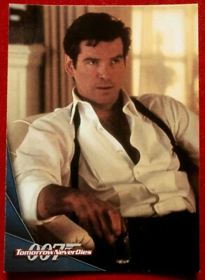 JAMES BOND - Tomorrow Never Dies - Tarjeta #20 - LA LARGA ESPERA OSCURA - Inkworks 1997 Foto 1 de 2