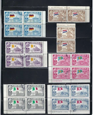 'EUROPEAN TOUR PRES.  TUBMAM.-     REP. LIBERIA    1956 - Image 1 of 2