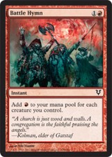 1x Battle Hymn - Foil MTG Avacyn Restored NM Magic Foil