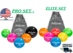 GoSports Plyometric Weighted Balls for Baseball & Softball Training 6 Pack... - Picture 1 of 14