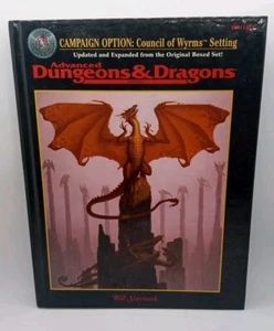 TSR AD&D CAMPAIGN OPTION: COUNCIL OF WYRMS SETTING - TSR11383 D&D RPG GYGAX - Picture 1 of 3
