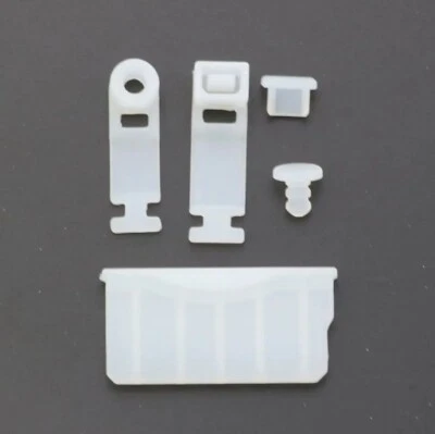 Nintendo DS,3ds,2ds White Universal Slots Dust Cover Soft Silicone 5 PCS - Image 1 of 4