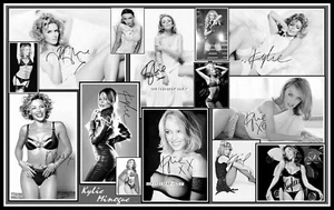 Kylie Minogue, Signed, Collage Cotton Canvas Image. Limited Edition (KM-6) - Picture 1 of 1