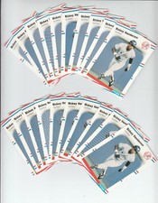 1988 Fleer Rickey Henderson #209 (Hall-Of-Fame) [20-Card Lot] NM/MT