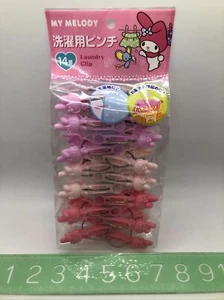 Difícil de encontrar Daiso Japón Sanrio My Melody Kawaii clips de lavandería cocina NUEVO LINDO DORMITORIO - Imagen 1 de 3