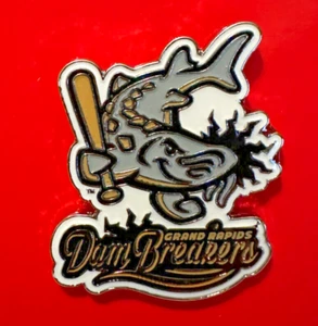 West Michigan Whitecaps Grand Rapids Dam Breakers Minor League Baseball Pin - Picture 1 of 2