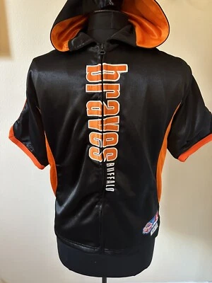 Buffalo Braves Reebok 硬木经典热身夹克连帽衫男式大号 D'Funkd — 第 1/4 张图片