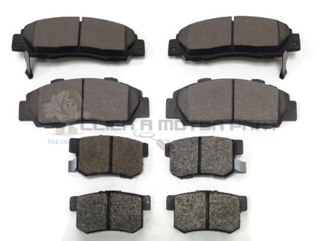 para HONDA CIVIC MB6 1.8 VTI 1997-2001 PASTILLAS DE DISCO DE FRENO DELANTERAS Y TRASERAS NUEVO Foto 1 de 1