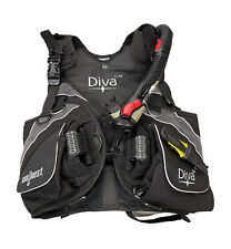 SeaQuest Diva ML Scuba Diving BCD Buoyancy Compensator w/AirSource USED