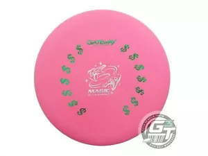 NUEVO Disco de Golf Putter Gateway Money $$$ Magic 174g Rosa Verde Lámina - Imagen 1 de 1