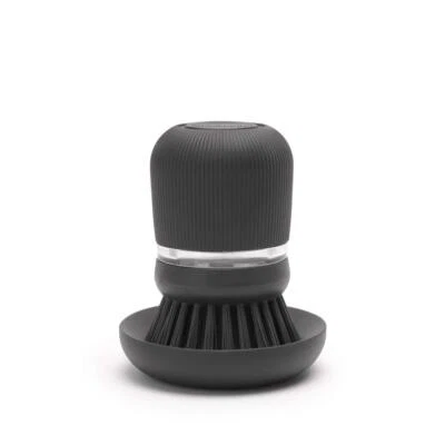 302626 Refillable Soap Dispensing Washing Up Scrubbing Dish Brush One Size Dark  Foto 1 de 4