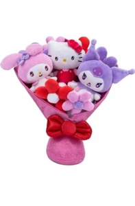 Hello Kitty and Friends - 12-inch Plush Valentine’s Bouquet - 9 Plush Included - Picture 1 of 9