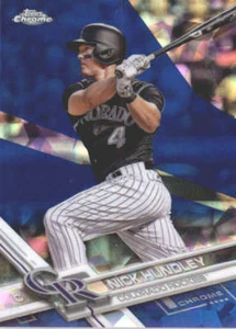Nick Hundley 2017 Topps Chrome Sapphire Edition #108 NUR 250 HERGESTELLT - Bild 1 von 2
