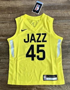 Utah Jazz Nike Jersey DONOVAN Mitchell #45 Youth TODDLER L-7 Icon Edition YELLOW - Picture 1 of 5