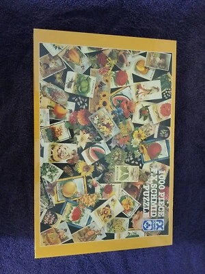 FX SCHMID 1000 Piece Puzzle Summer Harvest / Old Fashioned Seed Packs NEW Sealed - Image 1 of 4