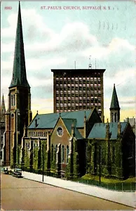 Postal 1908 Iglesia de San Pablo Buffalo Nueva York D169 - Imagen 1 de 2