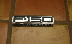 B27 - FORD F-150 XLT 5.4 TRITON EMBLEM, Used & In Good Condition - Picture 1 of 2