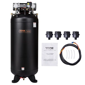 VEVOR 80 Gallon Air Compressor 6.5HP 15.5 SCFM@90 PSI 2-Stage 145PSI Oil Free - Picture 1 of 12