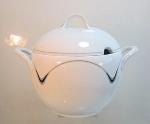 Große Terrine ca. 3 Ltr. Schüssel mit Deckel Kaiser Domino Uppsala selten (3/4) - Picture 1 of 4