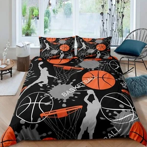 Feelyou Kids Basketball Bedding Set Cool Sport Theme Comforter Cover Set for ... - Picture 1 of 3