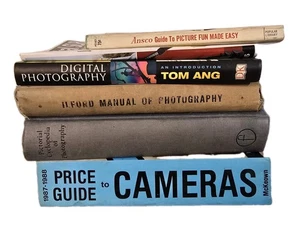 Joblot Photography Books Ilford Manual 1955, Pictorial Cyclopedia 1979, Ansco... - Imagen 1 de 8