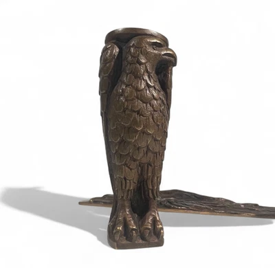 Sceau Cachet Coupe papier Bronze AIGLE Signés CHENUS design art déco sculpture - Photo 1/4