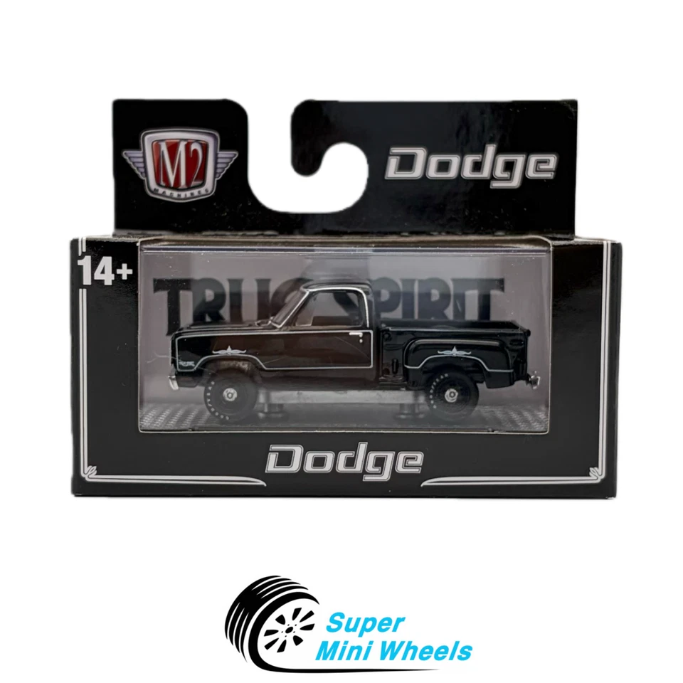 M2 Machines 1:64 1978 Dodge True Spirit Black R104 25-86 - Image 1 of 2