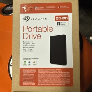 Seagate STGX2000400 2TB USB 3.0 External Hard Drive - Black - Afbeelding 1 van 2