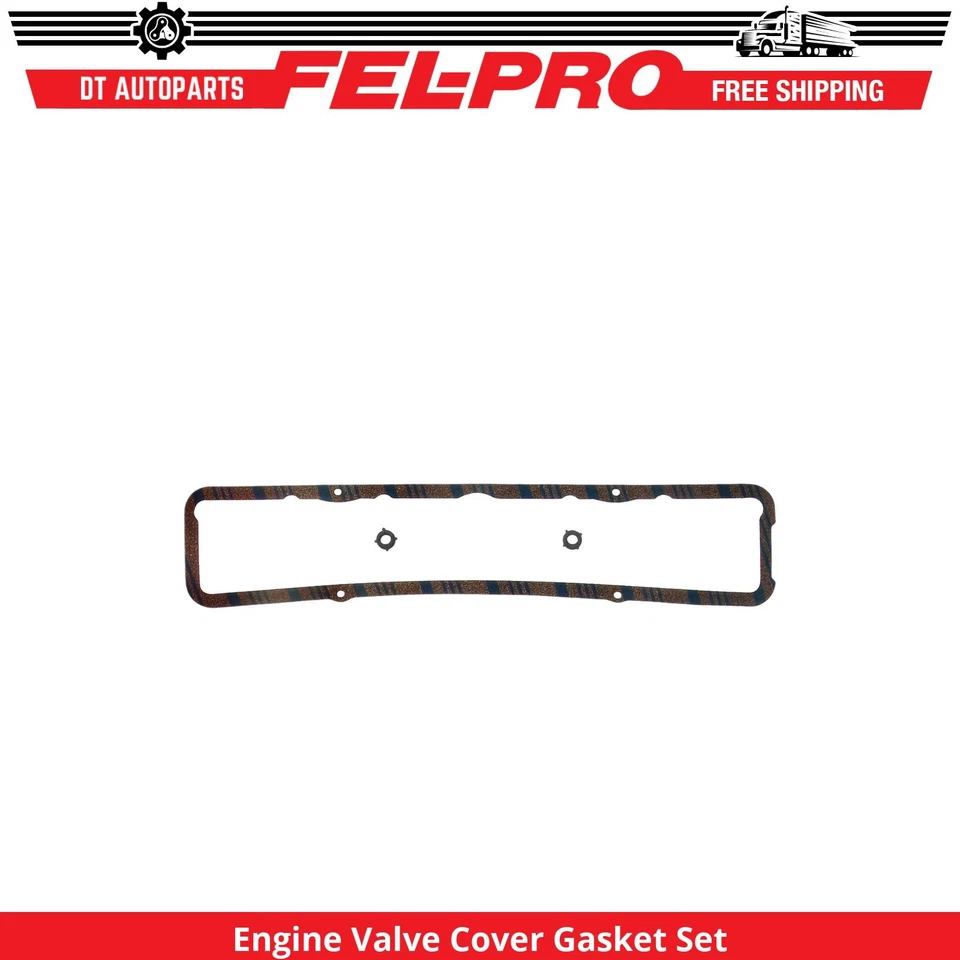 For 1960-1962 Chevrolet C40 Engine Valve Cover Gasket Set Fel-Pro 1961 - Image 1 of 1