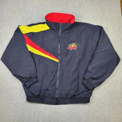 Jaqueta Masculina Vintage Tony Stewart #44 Leve 2XL Rara NASCAR Shell Gas - Imagem 1 de 4